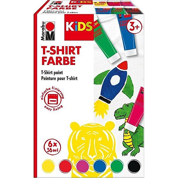 MARABU T-Shirt Farbe,Marabu Kids,Textilfarbe,Farbe für Kinder,Stoffe gestalten,T-Shir