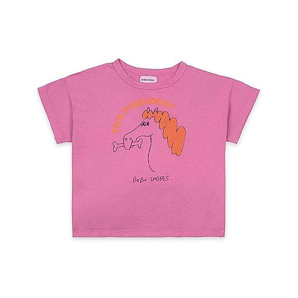 Bobo Choses T-Shirt FETCHING HORSE in mauve