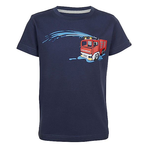 elkline T-Shirt FEUERWEHR in dunkelblau