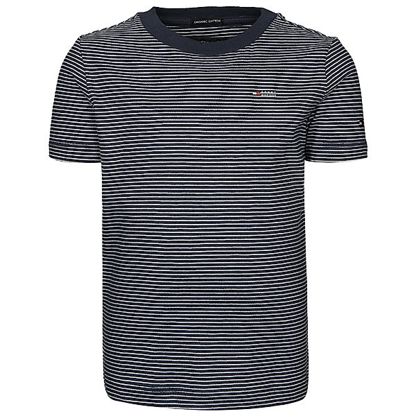 TOMMY HILFIGER T-Shirt FINE STRIPE in blue