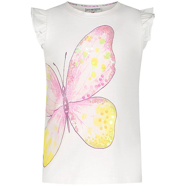 Salt & Pepper T-Shirt FLY AWAY in white