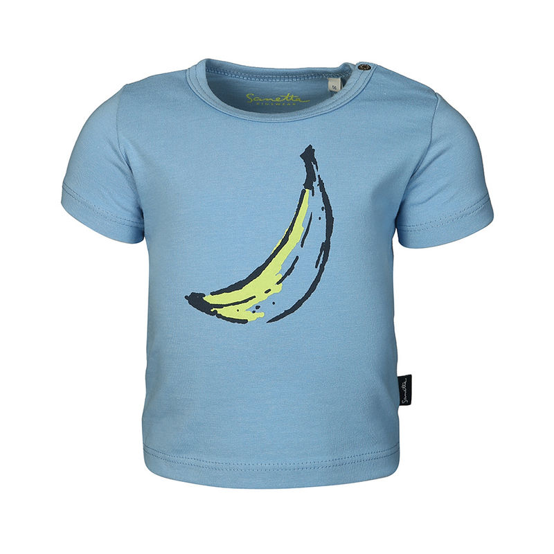 T-Shirt FUNKY BANANA in blaugrau