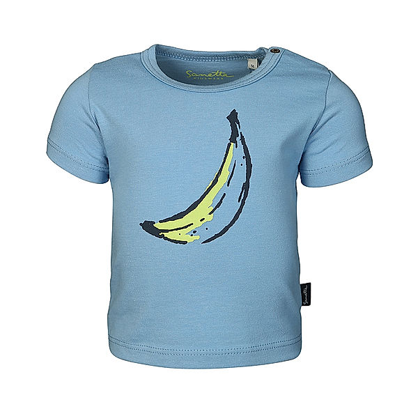 Sanetta T-Shirt FUNKY BANANA in blaugrau