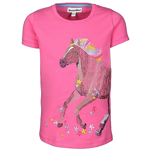 tausendkind collection T-Shirt GALOPP in pink