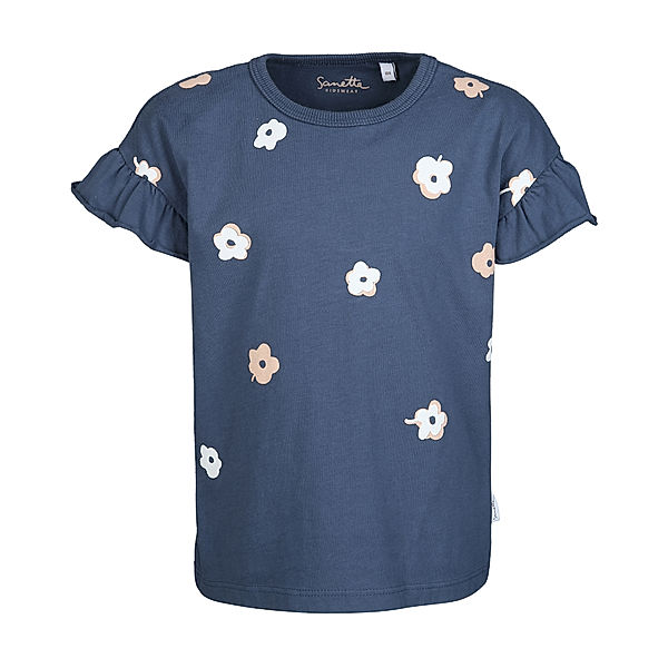 Sanetta T-Shirt GARDENING in blue wave