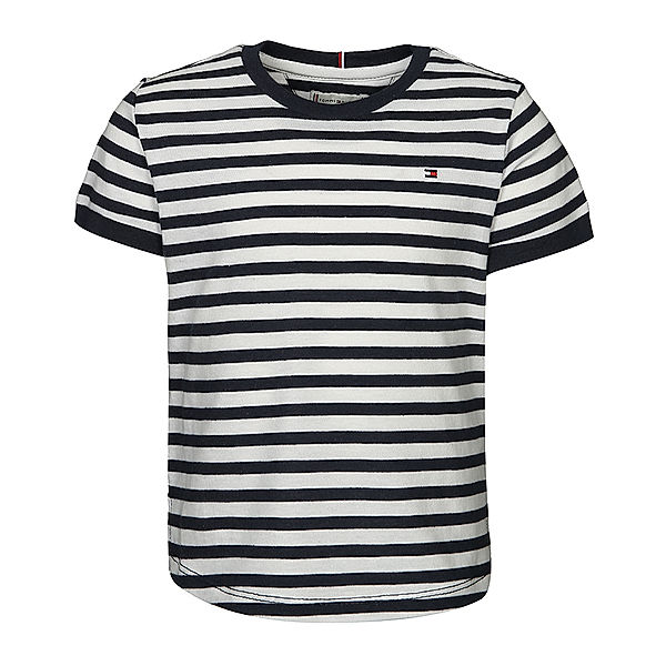 TOMMY HILFIGER T-Shirt GIRLS ESSENTIAL STRIPE in twilight navy