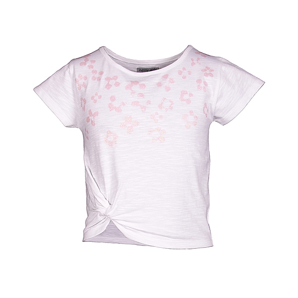 happy girls T-Shirt GLITTER PRINT in rose