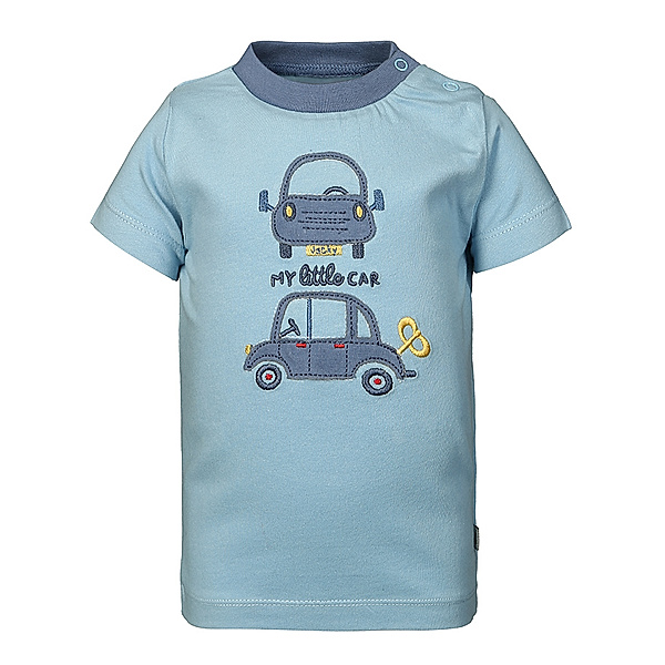 Jacky T-Shirt HAPPY CAR FRIENDS in hellblau