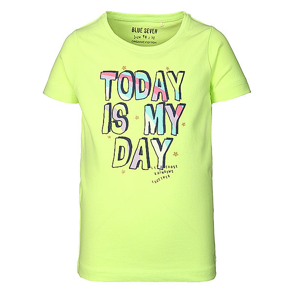 BLUE SEVEN T-Shirt HAPPY DAYS in neon grün