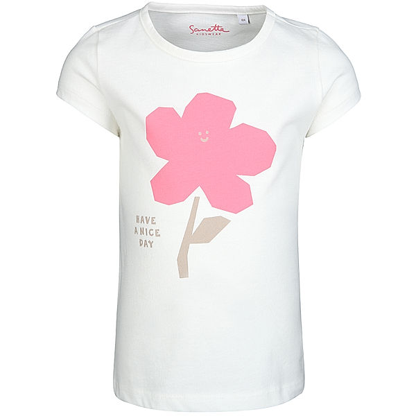 Sanetta T-Shirt HAVE A NICE DAY in ivory