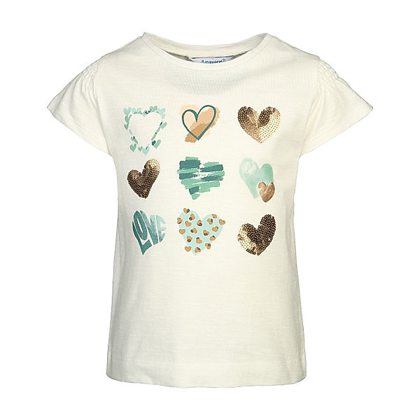 Mayoral T-Shirt HEARTBEAT in weiss