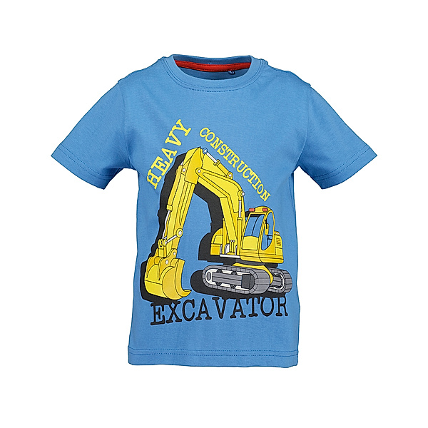 BLUE SEVEN T-Shirt HEAVY CONSTRUCTION in blau