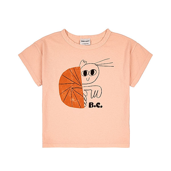 Bobo Choses T-Shirt HERMIT CRAB in light pink