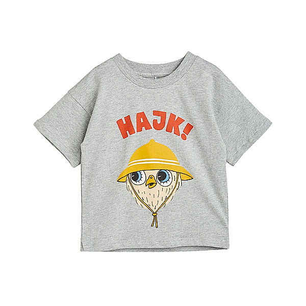 mini rodini T-Shirt HIKE in grey melange