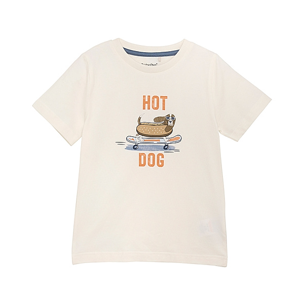 Minymo T-Shirt HOT DOG in coral gold