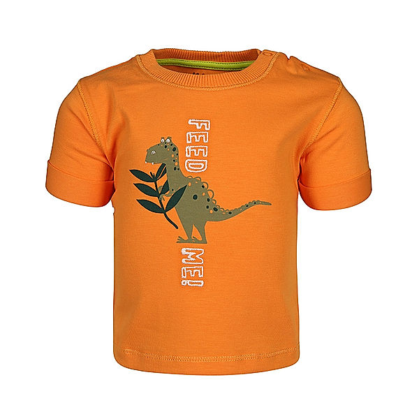 Kanz T-Shirt HUNGRY DINO in orange