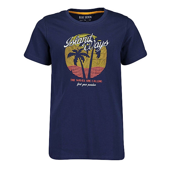 BLUE SEVEN T-Shirt ISLAND in ultramarin