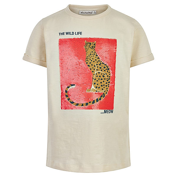 Minymo T-Shirt JAGUAR in weiß