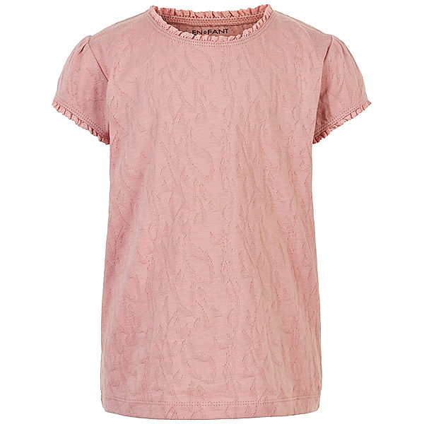 En Fant T-Shirt JAQUARD in misty rose