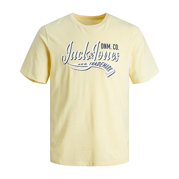 JACK & JONES T-Shirt JJELOGO in french vanilla