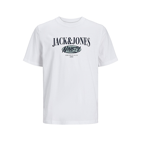 JACK & JONES T-Shirt JORCOBIN in bright white