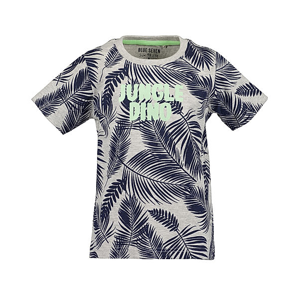 BLUE SEVEN T-Shirt JUNGLE DINO in nebel