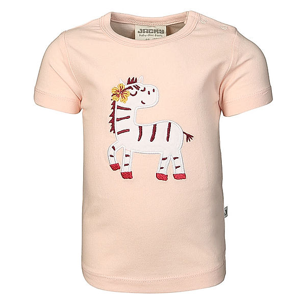 Jacky T-Shirt JUNGLE GIRL – ZEBRA in rosa