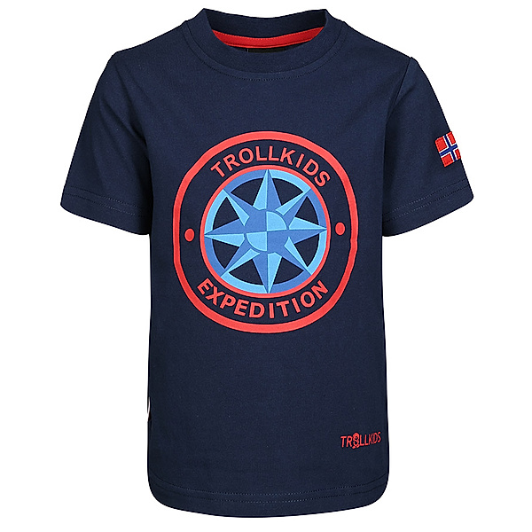 TROLLKIDS T-Shirt KIDS WINDROSE in navy