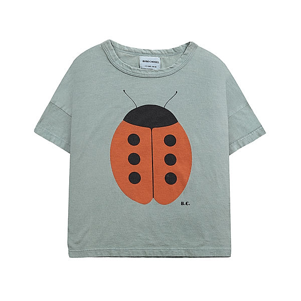 Bobo Choses T-Shirt LADYBUG in jade green