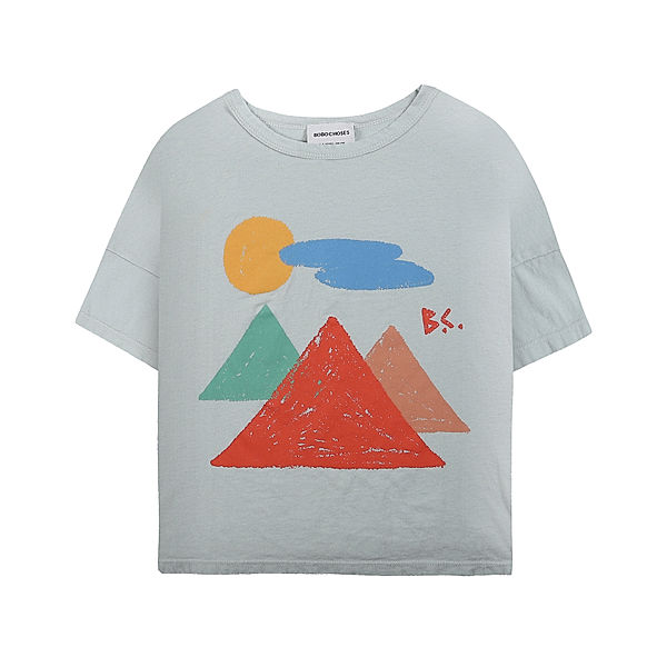 Bobo Choses T-Shirt LANDSCAPE in light grey