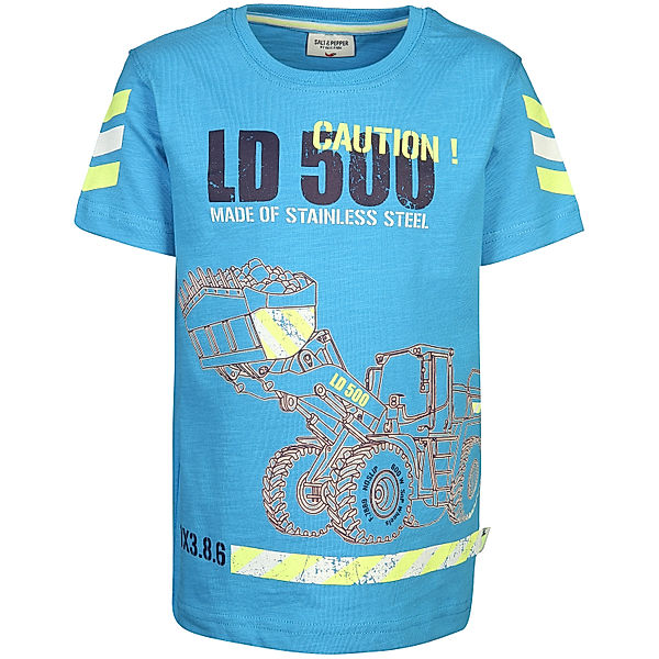 Salt & Pepper T-Shirt LD 500 GLOW IN THE DARK in pacific blue