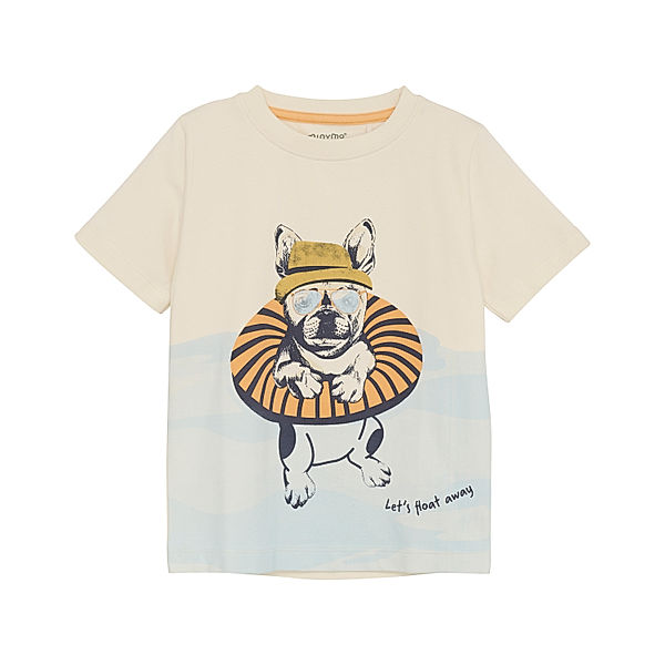 Minymo T-Shirt LETS FLOAT AWAY in beige