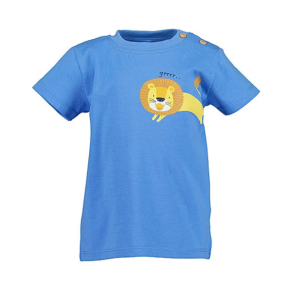 BLUE SEVEN T-Shirt LION GRRRR in blau