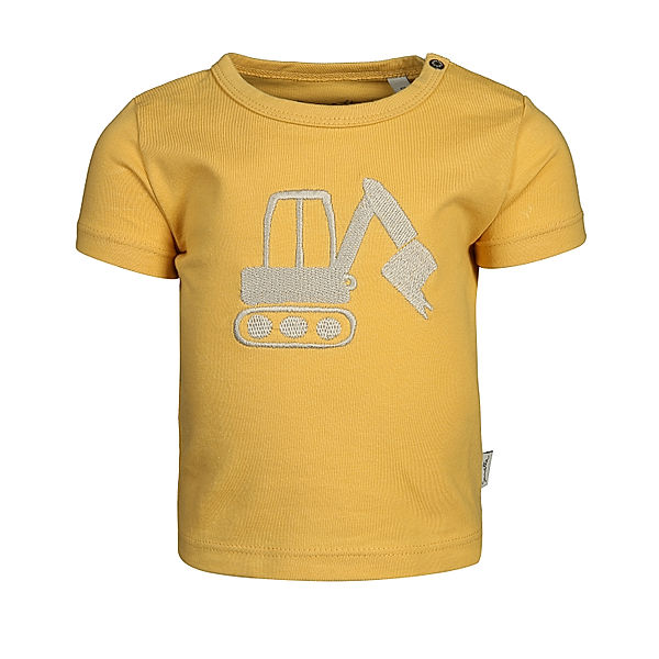 Sanetta T-Shirt LITTLE BUILDER in ochre