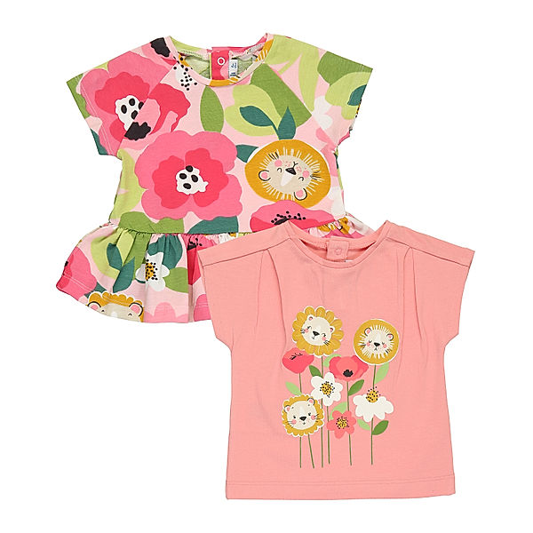 Mayoral T-Shirt LITTLE LION 2er Set in rosa