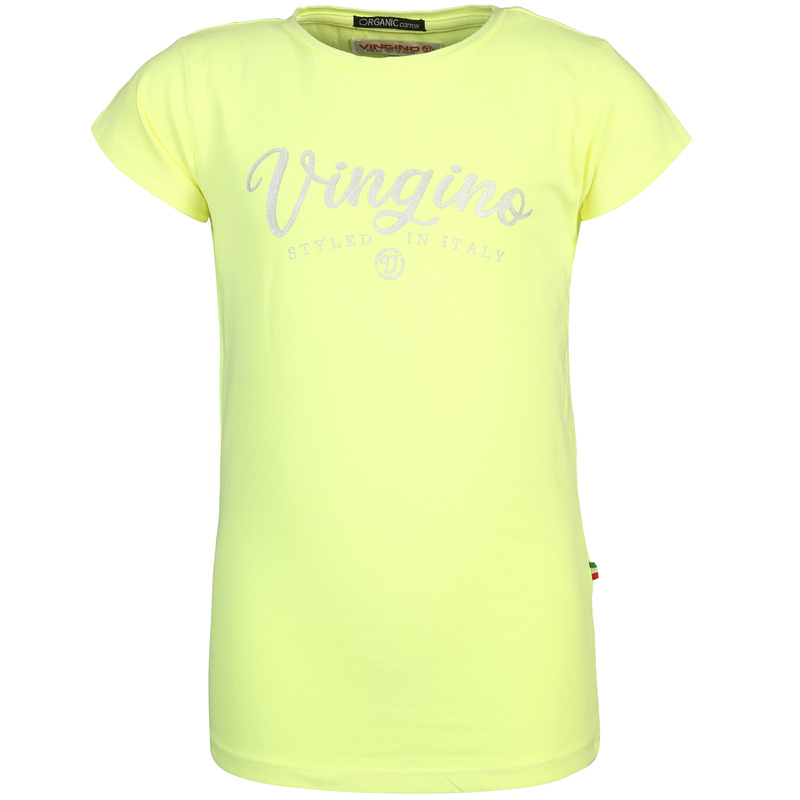 T-Shirt LOGO PRINT in new neon yellow