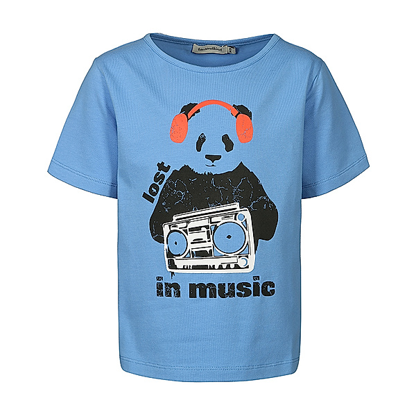 tausendkind collection T-Shirt LOST IN MUSIC in blau