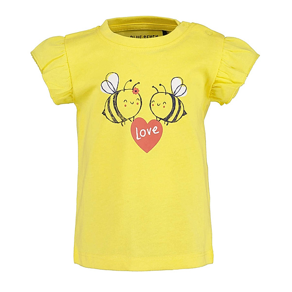 BLUE SEVEN T-Shirt LOVE BEE in straw