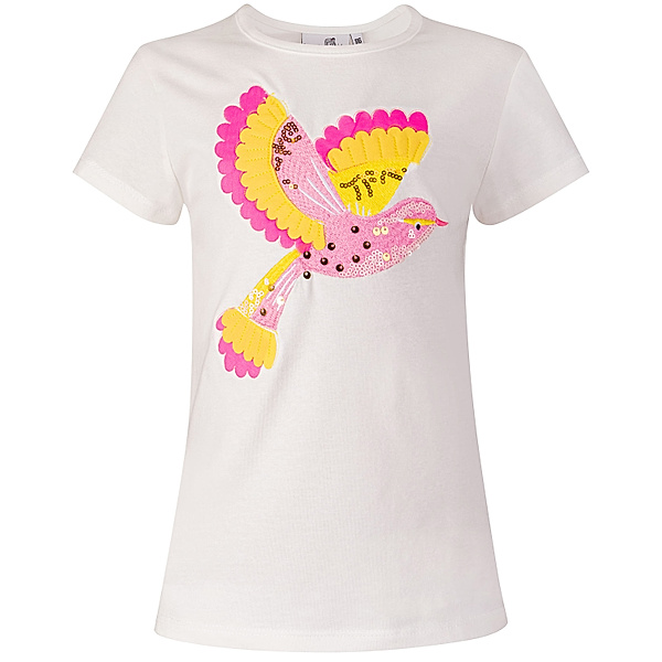 happy girls T-Shirt LOVE DOVE in weiß/pink
