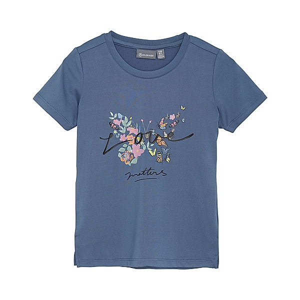 Color Kids T-Shirt LOVE MATTERS in vintage indigo