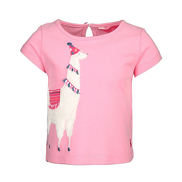 Tom Joule® T-Shirt MAGGIE LLAMA in rosa