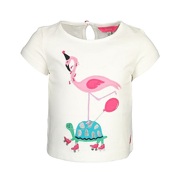 Tom Joule® T-Shirt MAGGIE TORTOISE AND FLAMINGO in weiß