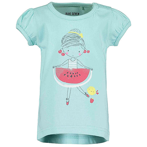 BLUE SEVEN T-Shirt MELON DRESS in sea