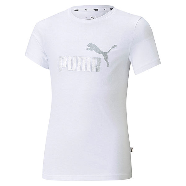 Puma T-Shirt METALLIC LOGO in weiss
