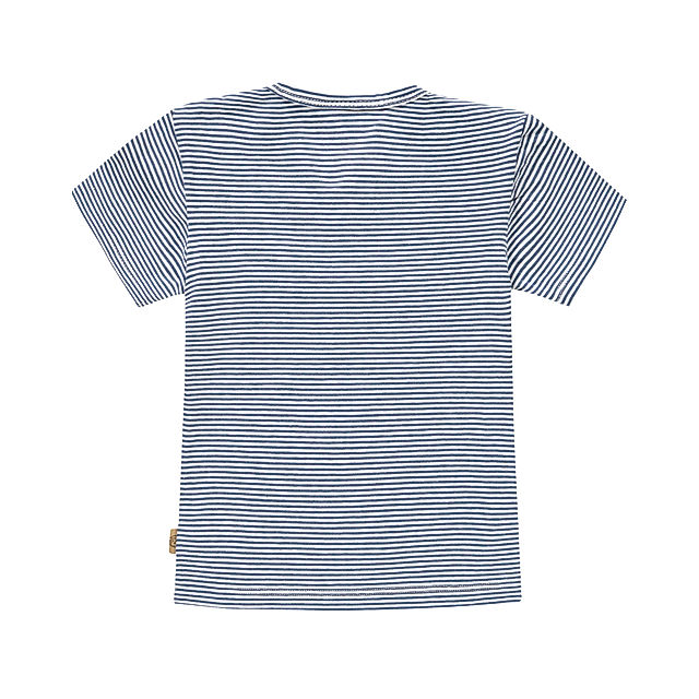 T-Shirt MONKEY POCKET gestreift in blau weiß kaufen
