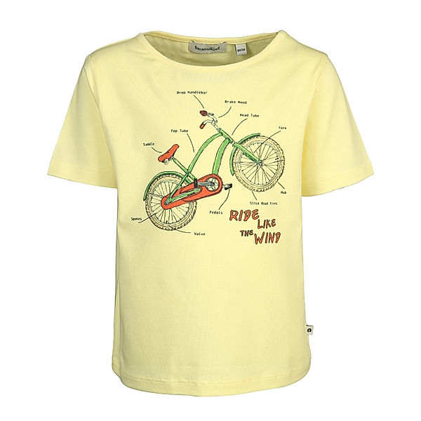 tausendkind collection T-Shirt MOUNTAINBIKE in gelb