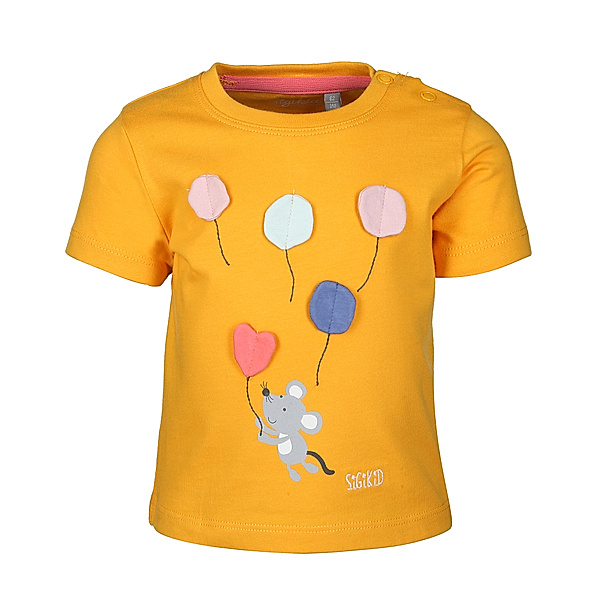 sigikid T-Shirt MOUSE WITH BALLONS in orange
