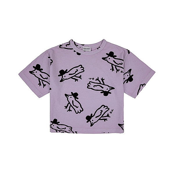 Bobo Choses T-Shirt MR BIRDIE ALL OVER in lavender