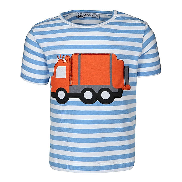 T-Shirt MÜLLAUTO MAMPFI in blau weiß gestreift kaufen