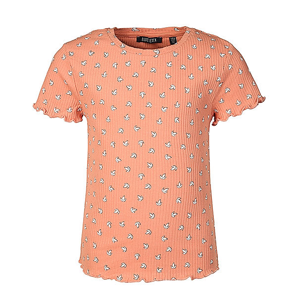 BLUE SEVEN T-Shirt NATURE AOP in terracotta